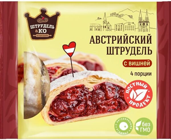 Штрудель Штрудель и Ко Австрийский с вишней 280г