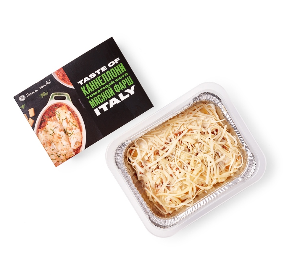 

Каннеллони Почти готово Taste Of фаршированные мясным фаршем с томатным соусом для запекания 275 г