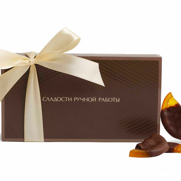 Коробка с дольками Апельсин в шоколаде
