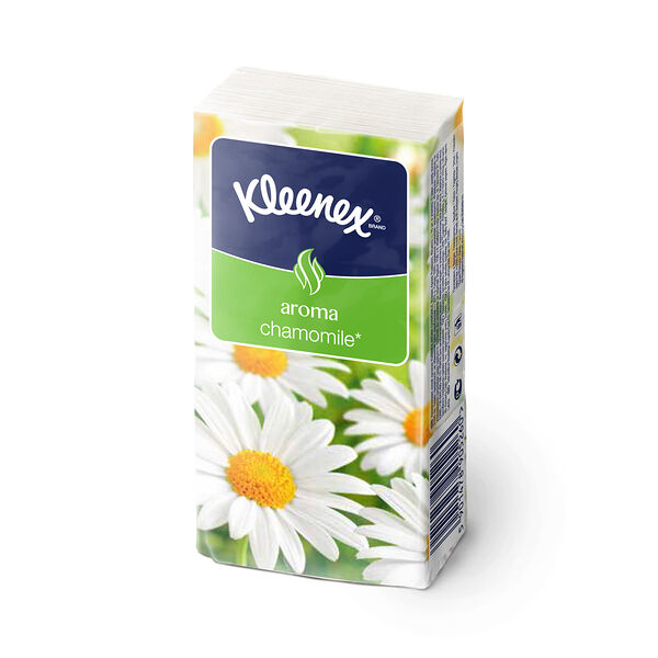 Kleenex Платки бумажные носовые Ромашка, 1 упаковка по 10 штук