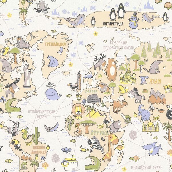 Обои АРТЕКС Карты, 1,06х10м