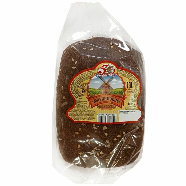 Изделие хлебобулочные Хлебозавод №5 Мариинские, 350г