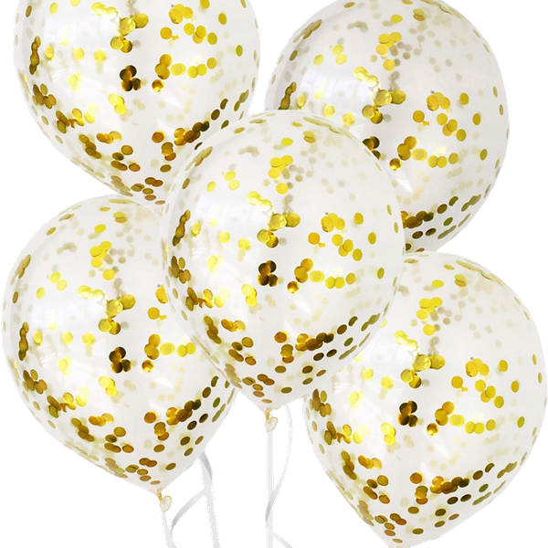 Шары воздушные Пакетико с блестками Party 5шт
