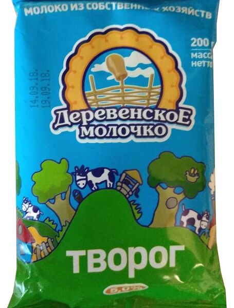 Творог Деревенское молочко Творог 5%