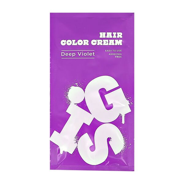 Крем тонирующий для окрашивания волос Gis Deep Violet, 35 г