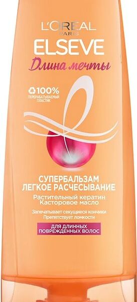 Супербальзам Loreal Paris Elseve Длина Мечты Легкое Расчесывание 400мл