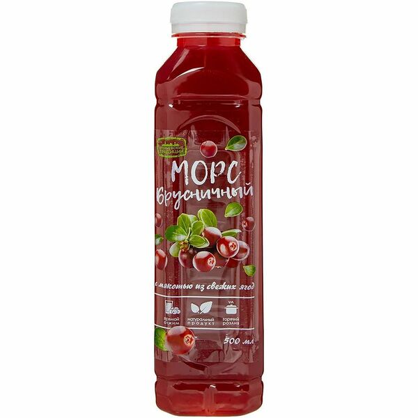 Морс Егорьевские традиции Брусничный 500мл