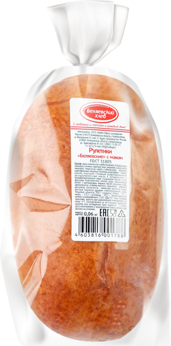 

Рулетик Беляевский хлеб Беляевский с маком 60 г