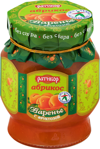 

Варенье Ратибор Абрикос с фруктозой 350 г