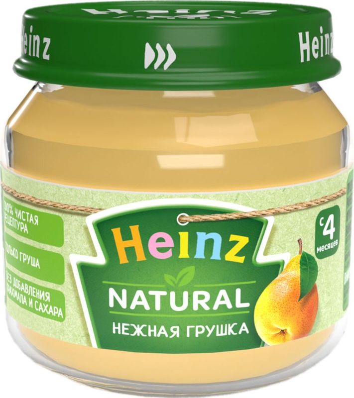 

Пюре Heinz груша с 4 месяцев 80 г