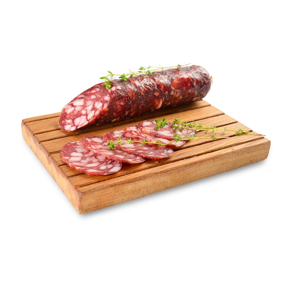 

Колбаса сырокопченая Охотный ряд Римская вес