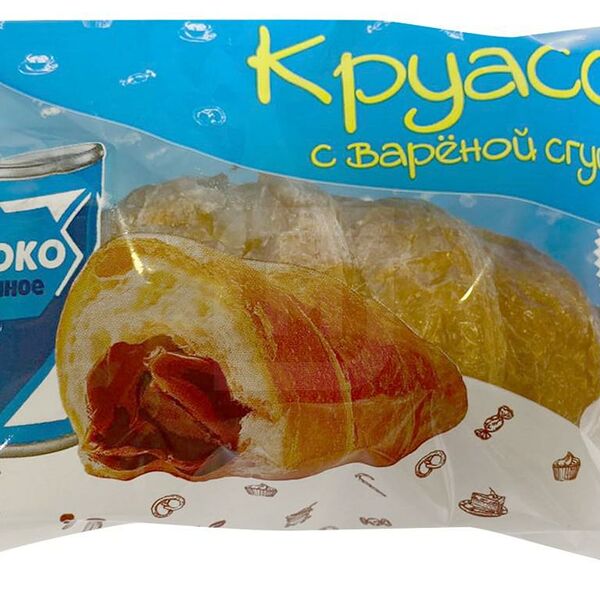 Круассан Кчхк с вареной сгущенкой