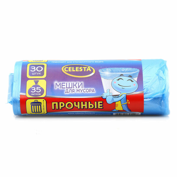 Мешки для мусора прочные ТМ Celesta (Целеста), 30*35л