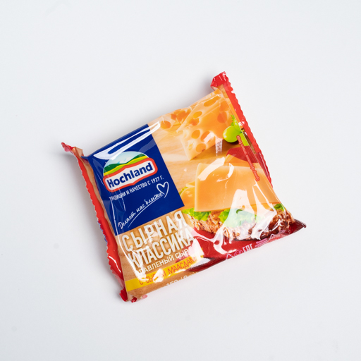 Отзыв о Сыр плавленый ломтевой Hochland Чизбургер Вкусно и удобно