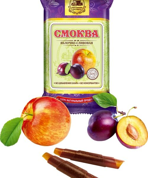 Смоква Белевская пастильная мануфактура Яблочно-сливовая 50г