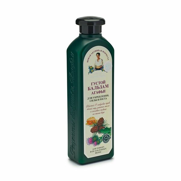 Бальзам Рецепты Бабушки Агафьи для укрепления силы и роста волос густой, 350мл
