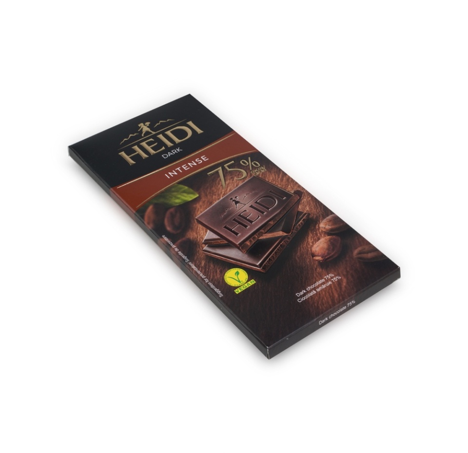 

Шоколад Heidi DARK Интенс 75% темный 80г, Румыния