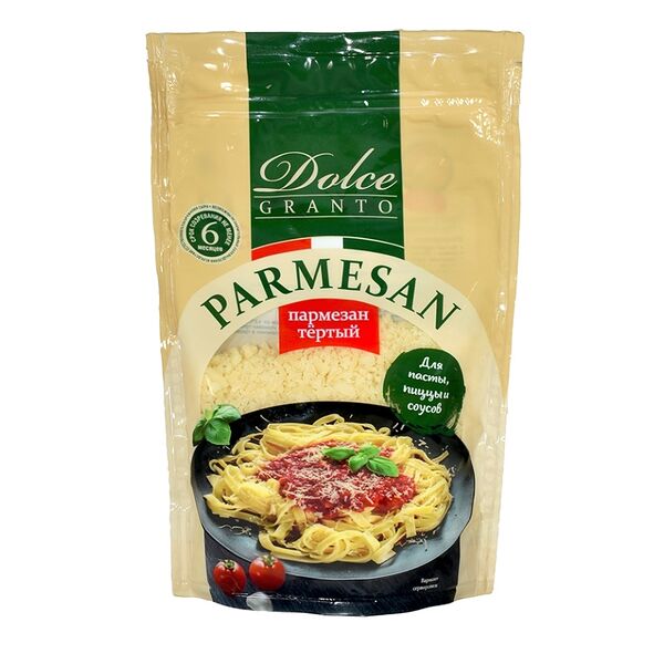 Сыр Parmesan Dolce Granto 40%, тёртый, 150 г
