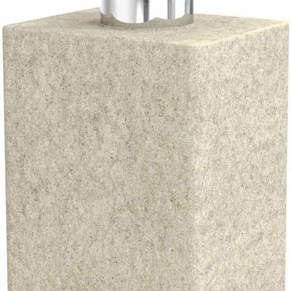 Дозатор для жидкого мыла Fora Stone natural цвет: бежевый, 500 мл