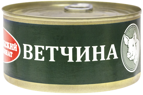 

Консервы Великолукский Мясокомбинат Ветчина из свинины 325 г