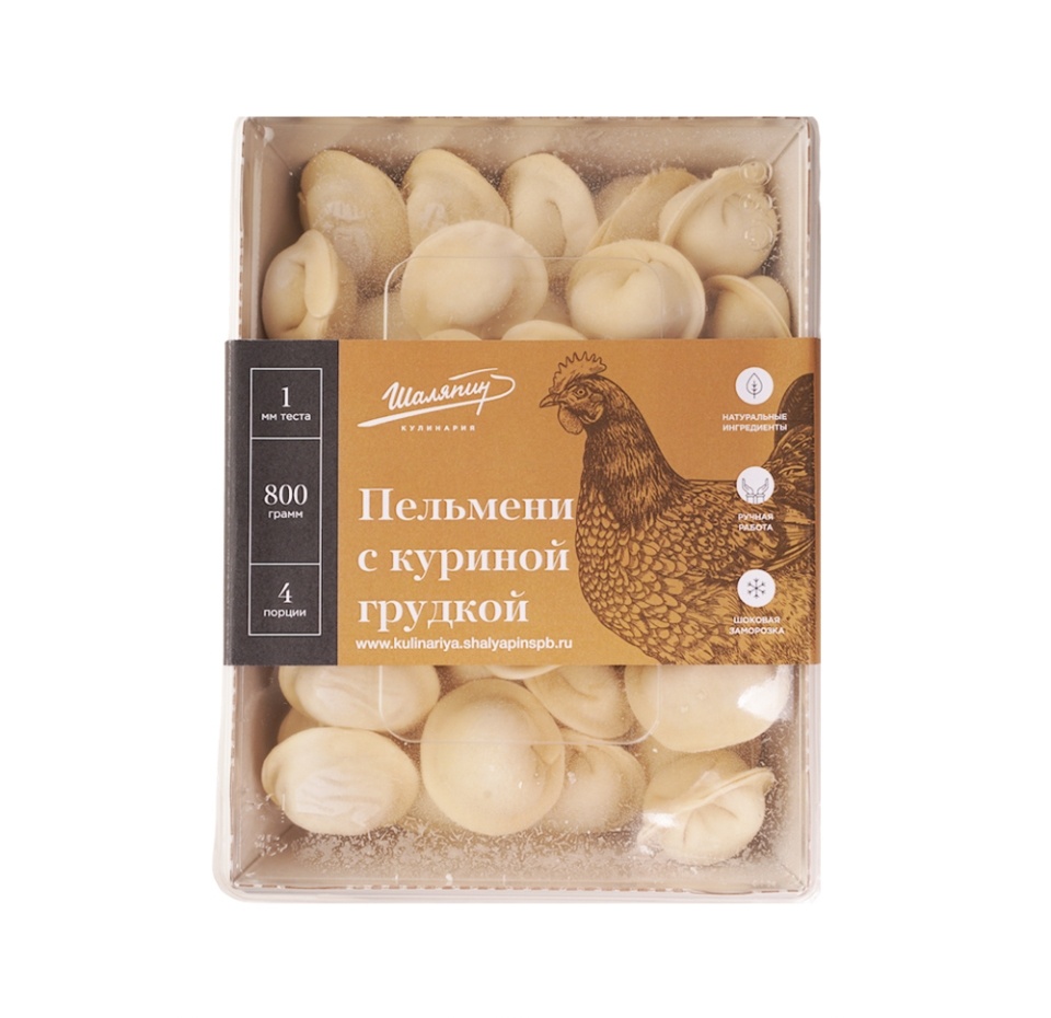 

Пельмени Шаляпин с куриной грудкой 800 г