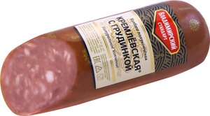 Колбаса Владимирский стандарт Кремлевская с грудинкой полукопченая в Магнит со скидкой –17%