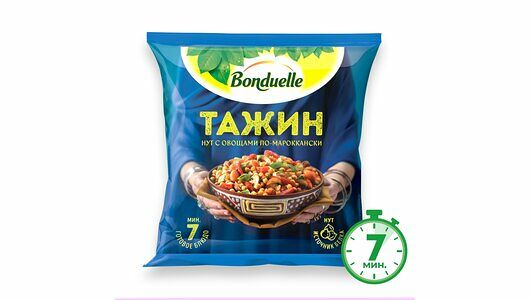 Овощи Bonduelle Тажин по-маррокански, смесь замороженная, 400 г