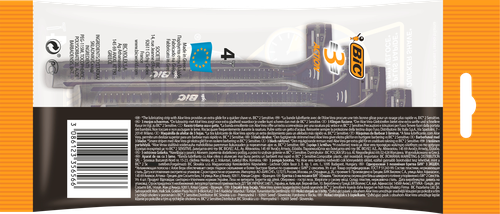 

Бритва Bic 3 Action одноразовая 4 шт.