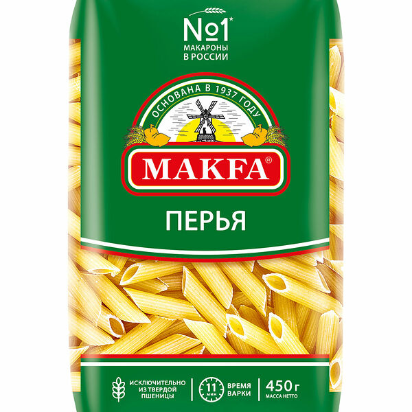 Макароны Makfa перья 450 г
