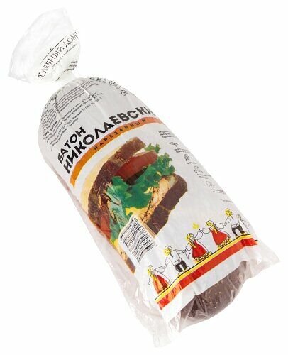 Батон Хлебный Дом Николаевский нарезка, 400г