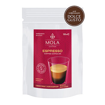 Кофе в капсулах для кофемашин Mola Espresso 10 шт