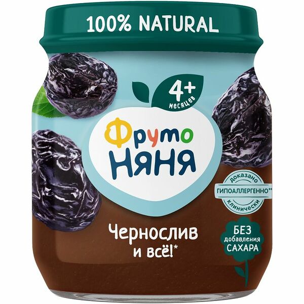 Пюре гипоаллергенное ФрутоНяня из чернослива
