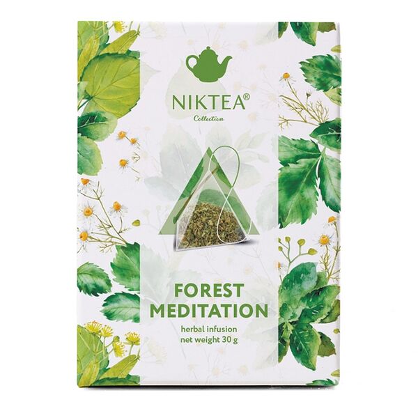 Чай травяной Niktea Лесная Медитация пакетированный 30г, Россия