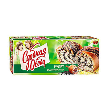 Рулет Сдобная особа с маковой начинкой