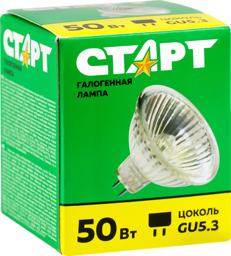 

Лампа галогенная СТАРТ MR16 12V50Вт EXN -10/200