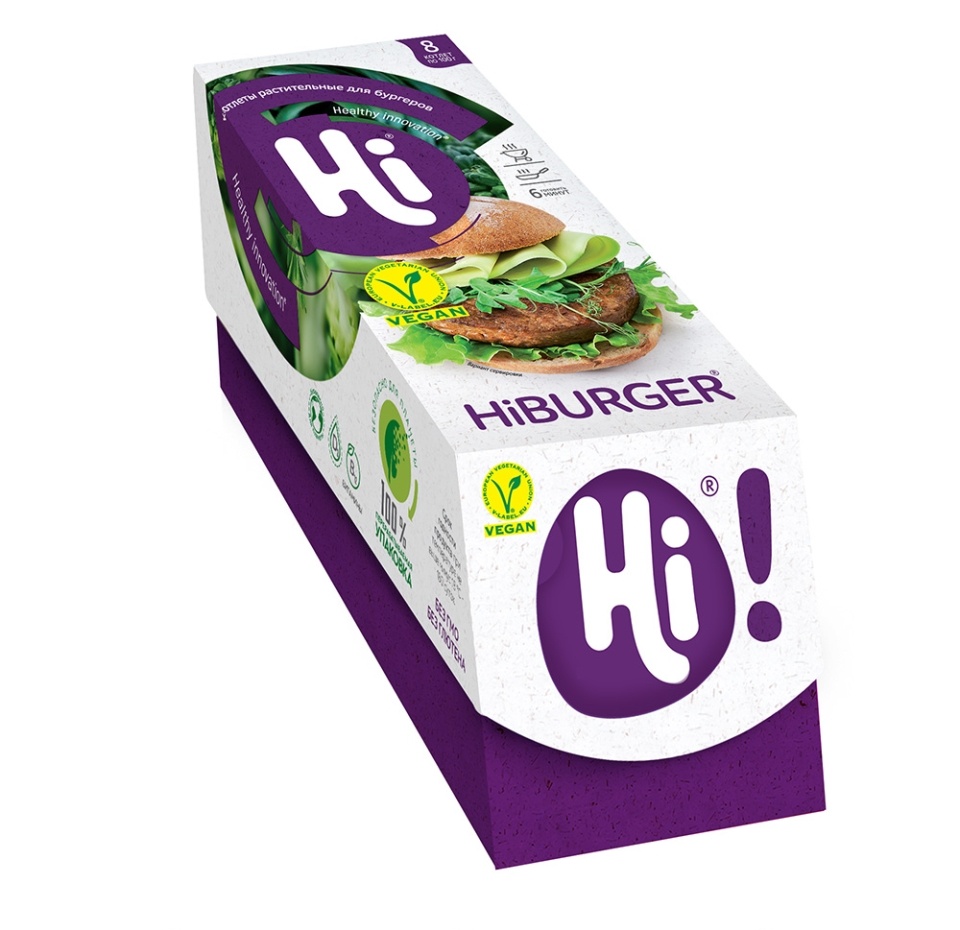 

Котлеты растительные Hi Hiburger для бургера 800 г