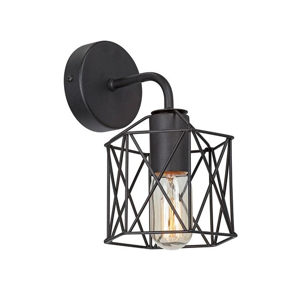 Бра VITALUCE, Е27, 40Вт, чёрный 14х17.5х23 см.