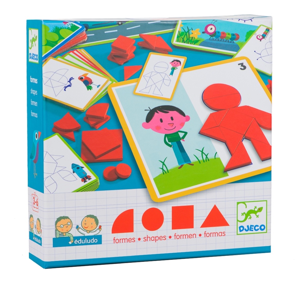 

Игра развивающая «Фигуры» серии Eduludo 3-6 лет, Djeco, Франция