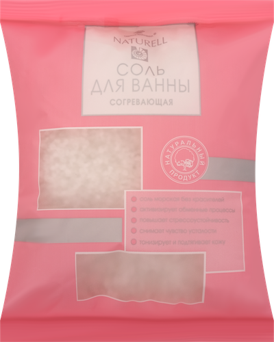 

Соль для ванн NATURELL Согревающая, 500г