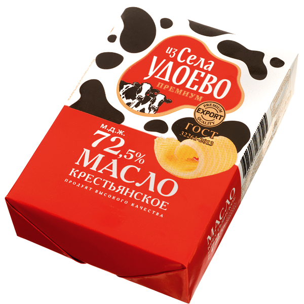 Масло сливочное Из Села Удоево крестьянское 72.5%