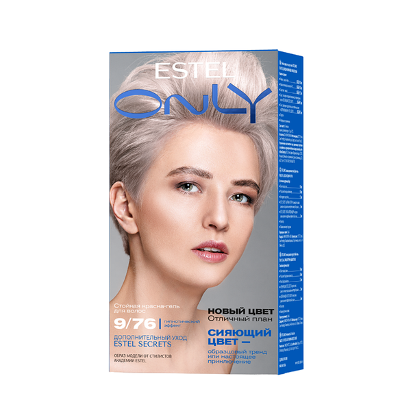 Краска для волос Estel Only т.9.76 Блондин коричнево-фиолетовый 9/76 Гипнотический эффект 145 мл