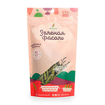 Здоровый перекус Зеленая фасоль Зеленика