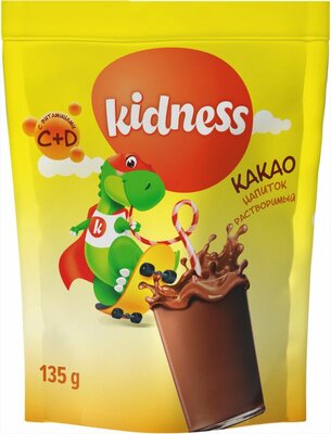 Какао-напиток Kidness растворимый с витаминами 135г