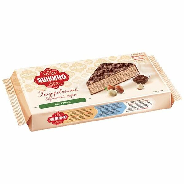 Торт вафельный Яшкино ореховый 250 г