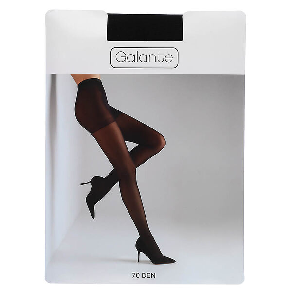 Колготки Galante капроновые женские 70 den, 84% полиамид, 16%эластан, размер 1/2,3,4, цвет черный