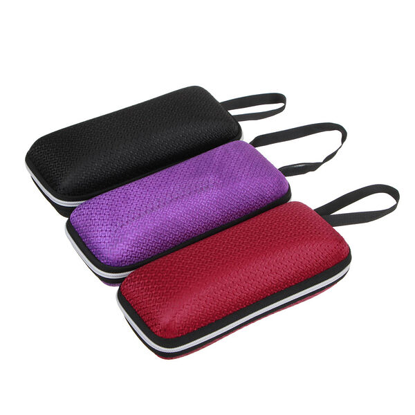 Футляр для очков на молнии ЮL, эва, 16,5х7см, 3 цвета в ассортименте, 1 шт