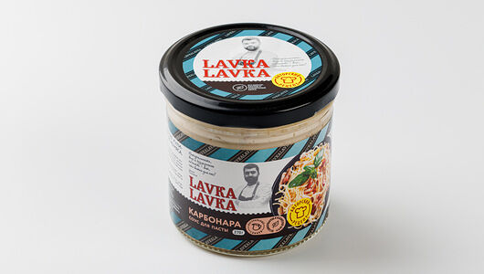 Соус «Карбонара» для пасты, LavkaLavka, 270 г, Россия