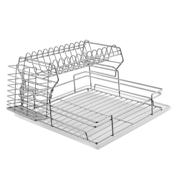 Сушилка для посуды настольная Esprado, 42.5х43х22.5 см, нерж. сталь