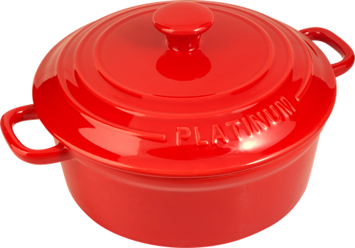 

Кастрюля для запекания Homeclub Platinum Choice фарфор 4 л