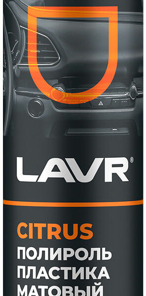 Полироль пластика матовый Лавр Цитрус 400мл